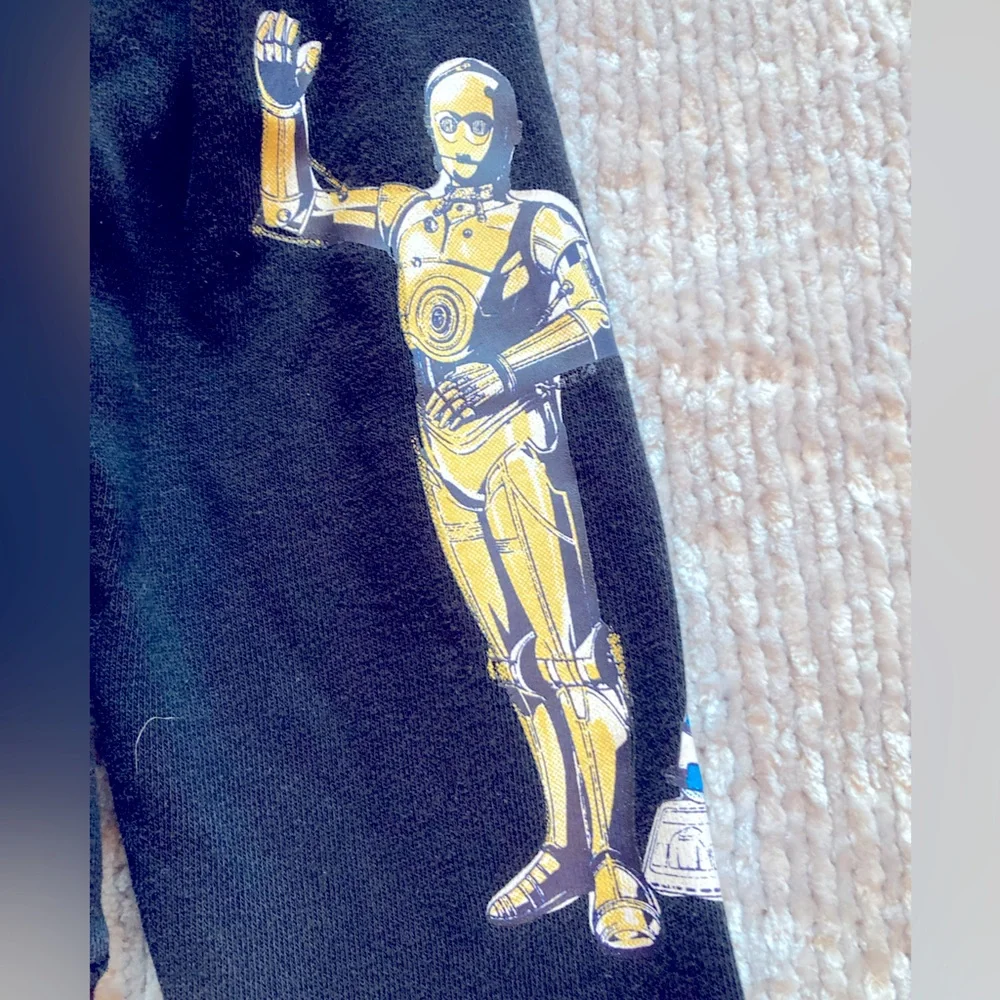 GAP Star Wars hoodie sweatshirt, Empire‎ Strikes Back, R3-D2, C-3PO, 5 Years